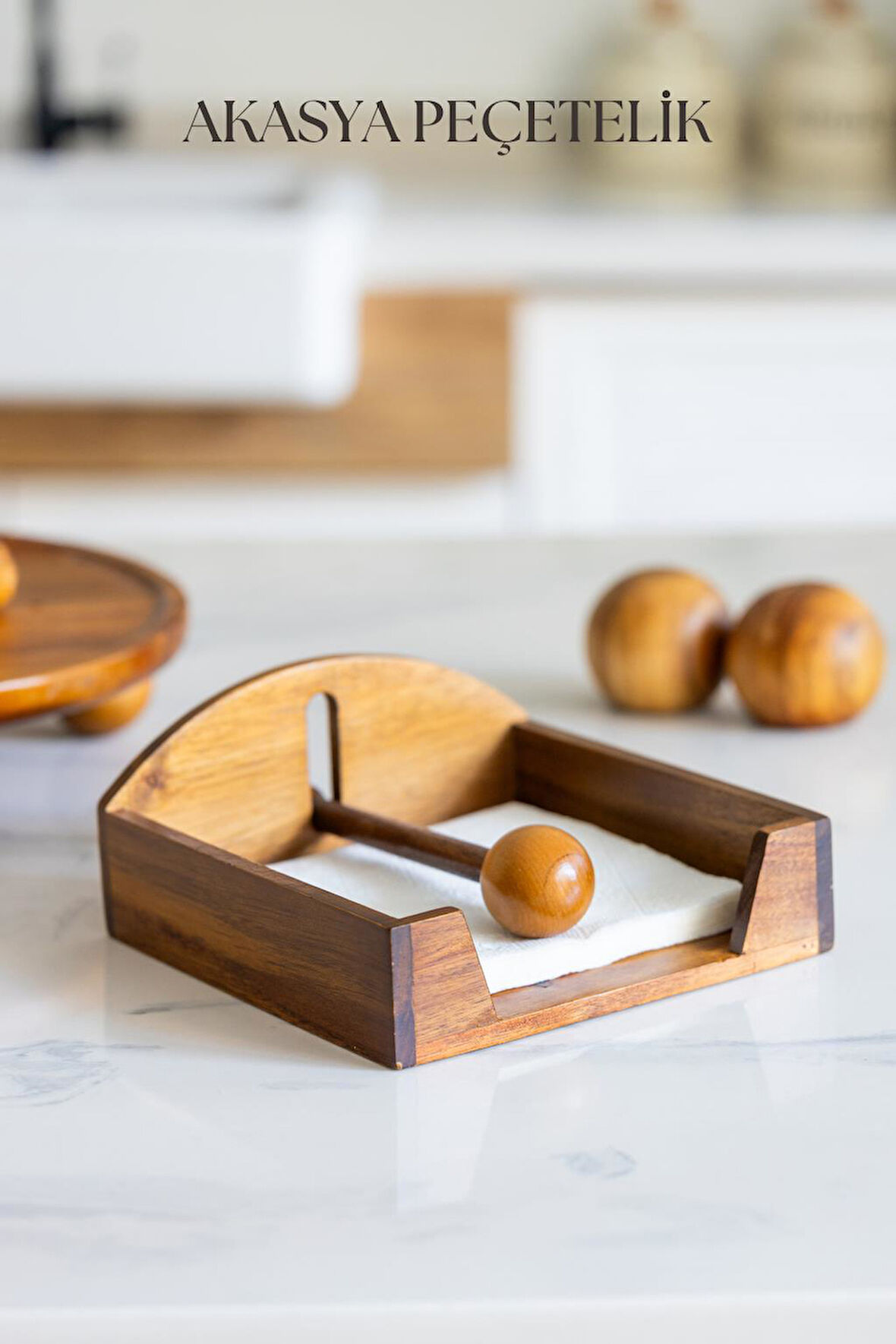 Akasya Ağacı Peçetelik - Şık ve Fonksiyonel