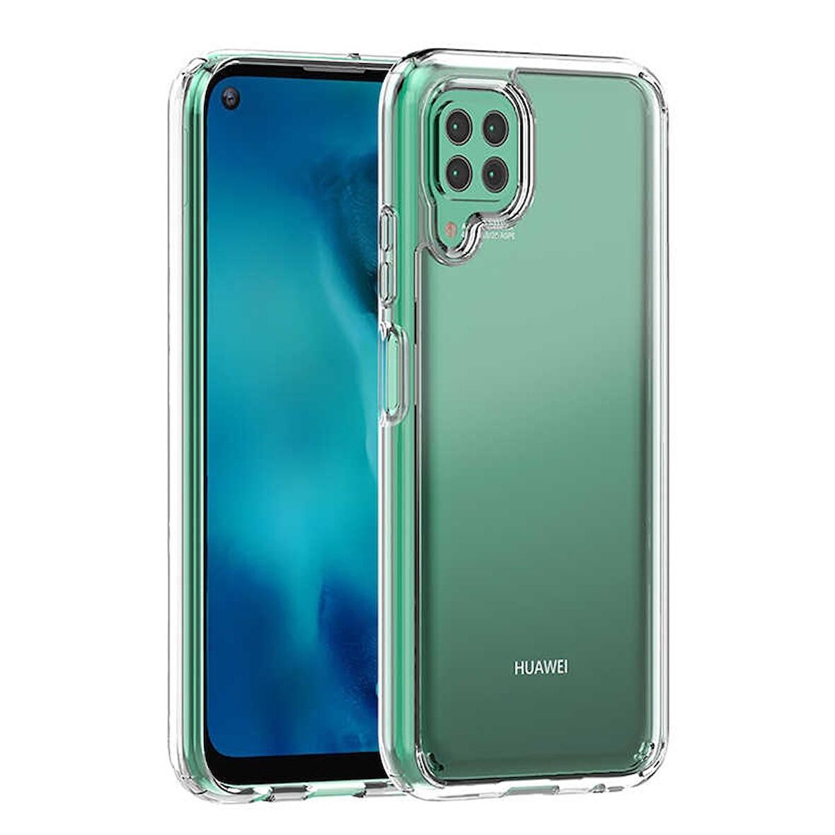 Gpack Huawei P40 Lite Kılıf Coss Şeffaf Sert Kapak