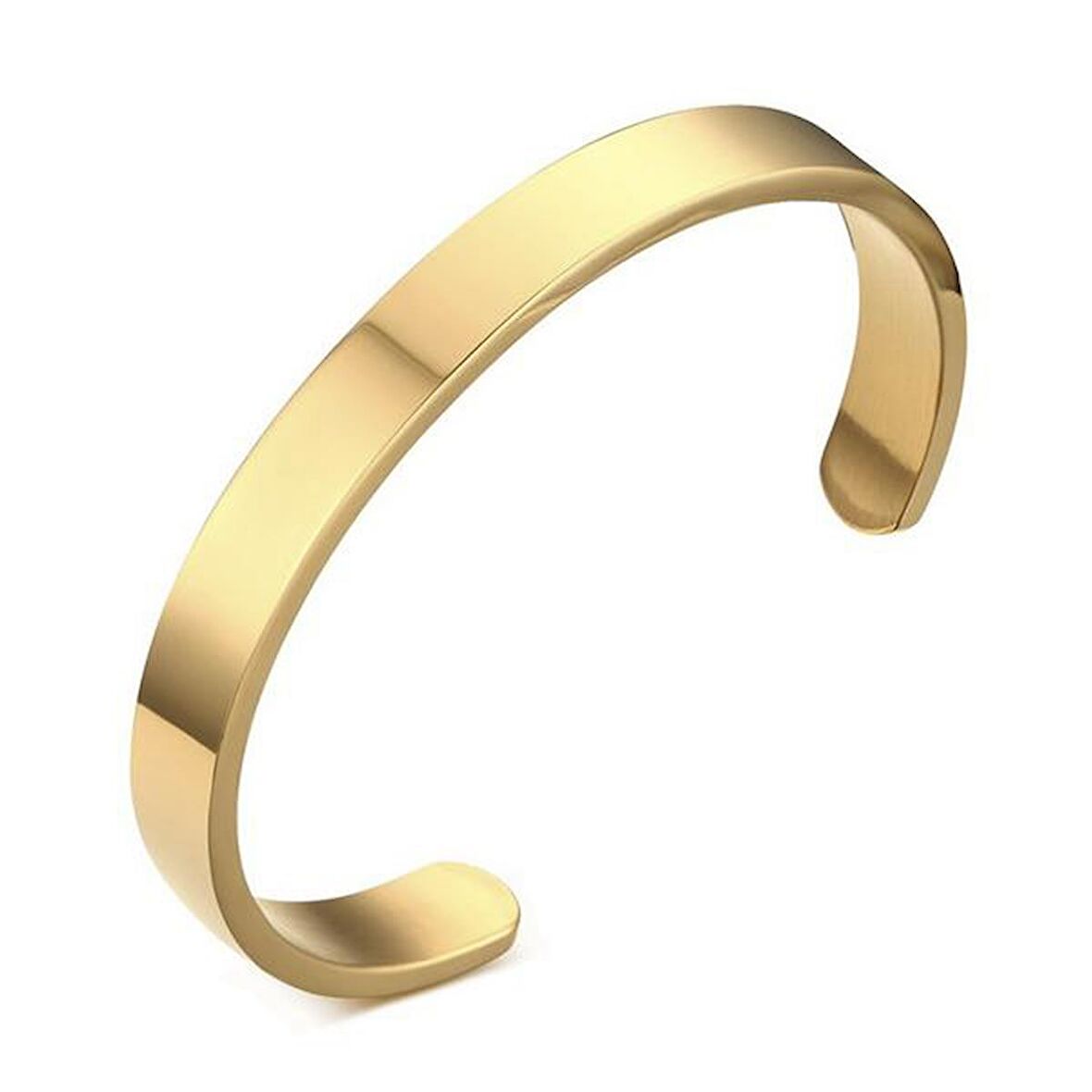 Chavin Gold Kelepçe Dizayn Çelik Erkek Bileklik ds82sr