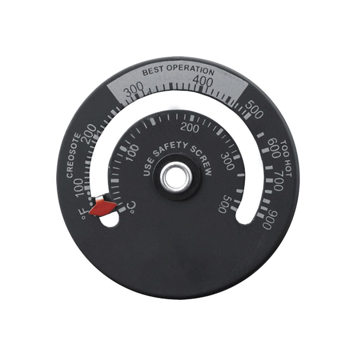 1. Sınıf Mıknatıslı Çelik Manuel Termometre Taş Fırın Soba thr285