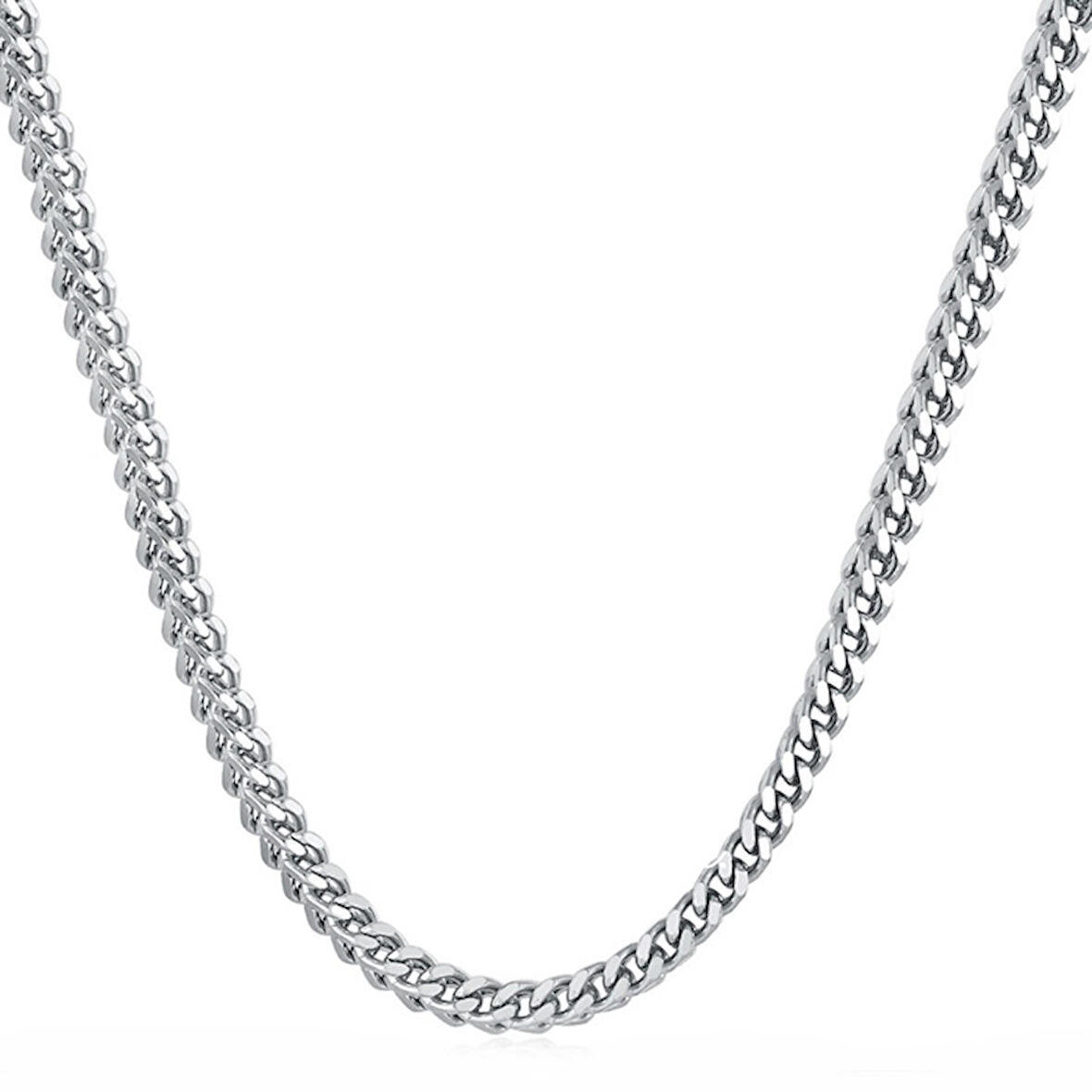Chavin 5 mm. 60 cm. Balık Sırtı Çelik Erkek Zincir dt61-5