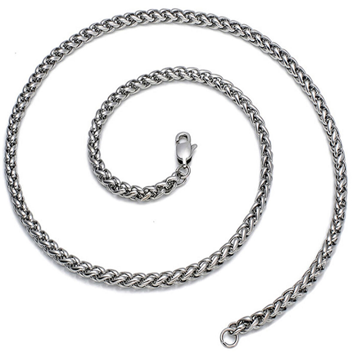 Chavin 50 cm. 5 mm. Burgu Çelik Erkek Zincir Kolye dg34-5