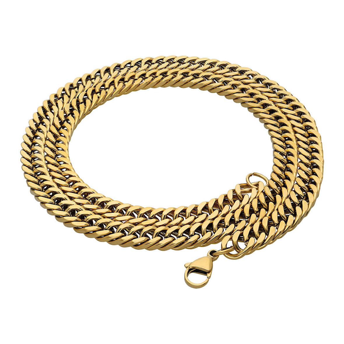 Chavin Gold 60 cm. 8 mm. Gürmet Erkek Bayan Çelik Zincir dm92sr
