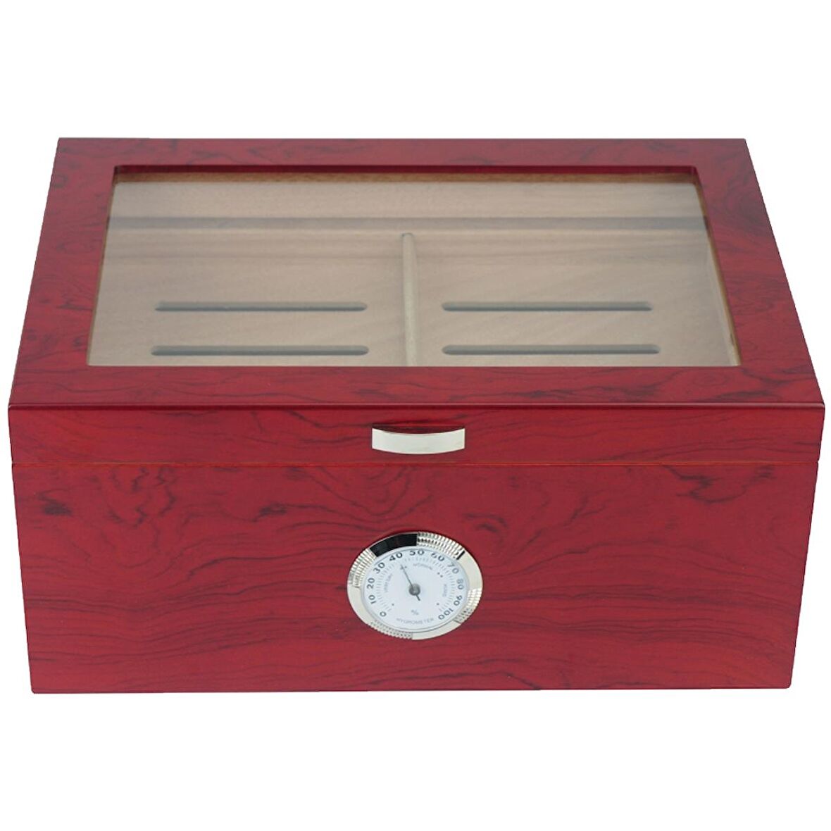 Falconetti 2 Katlı Camlı Humidor Puro Kutusu rc19