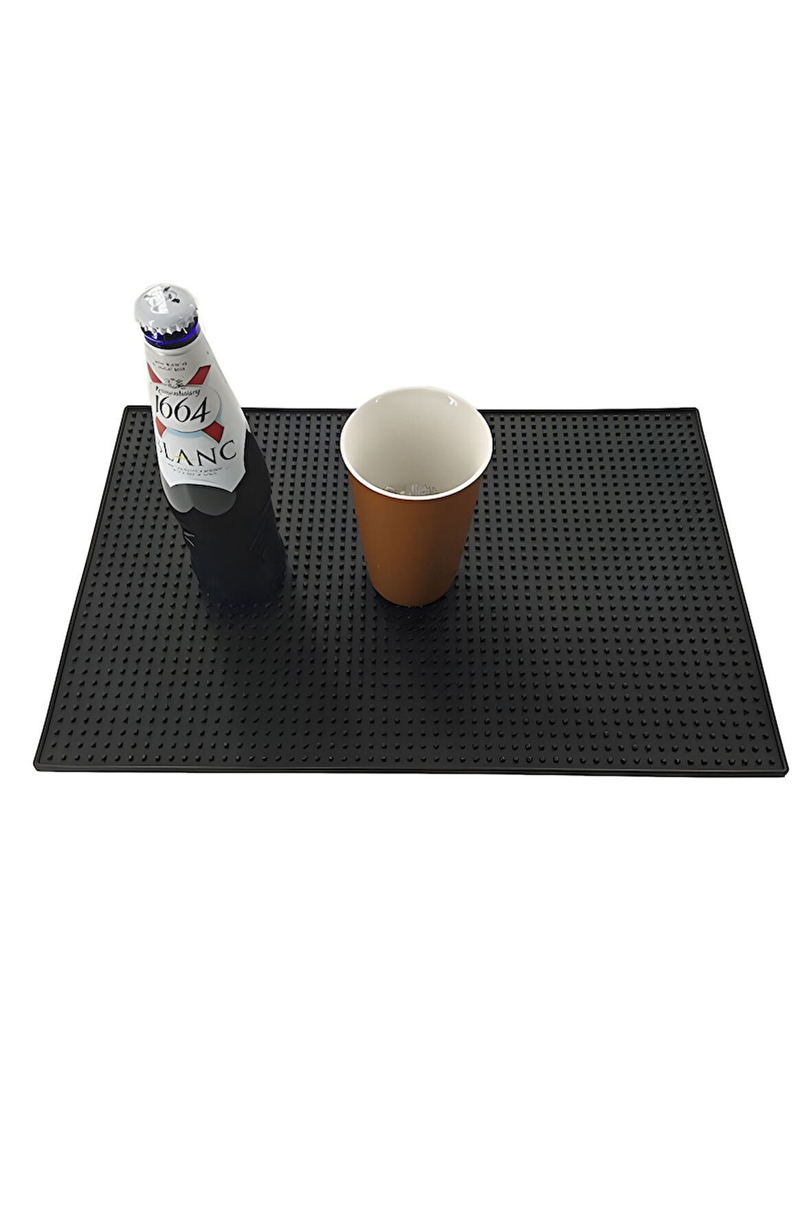 30x45 cm. 5 mm. Mat Siyah Renk Büyük Bar Lastiği cin920