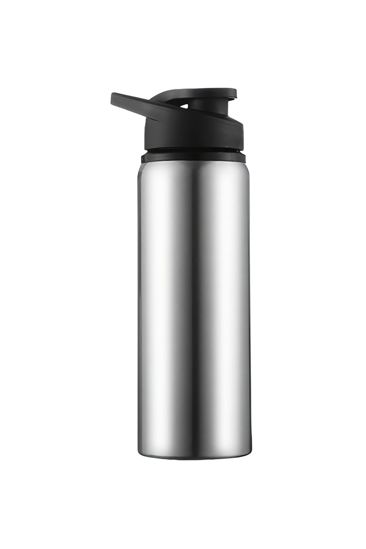 Çelik Siyah Kapak 700 ml Sporcu Matara Suluk (SICAK-SOĞUK TUTMAZ) cin427