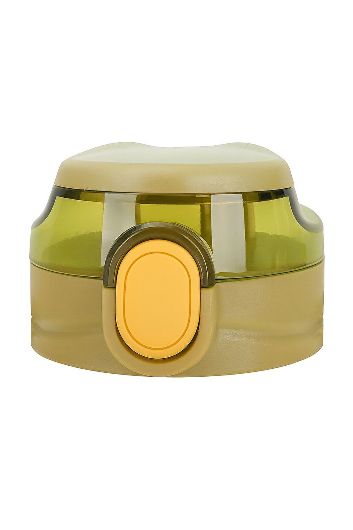 Yeşil Tek Tuşla Açılan Matara Suluk Yedek Kapağı 3 Numara70 mm. için Uygun Kapak