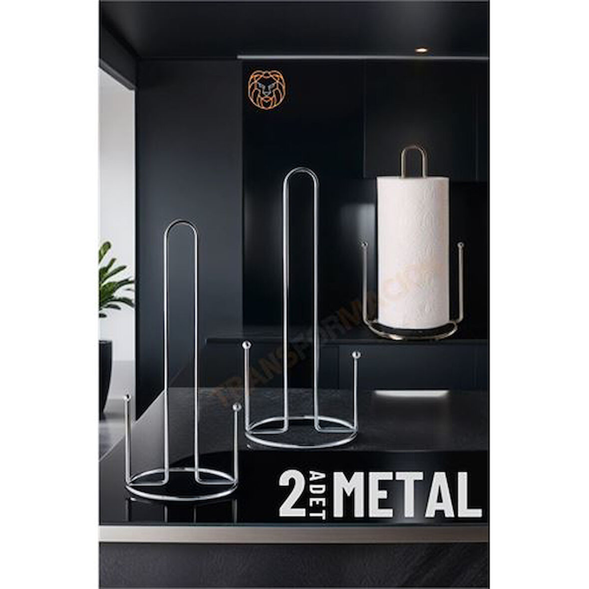 ModaCar Kağıt Havlu Tutucu Metal 2 ADET