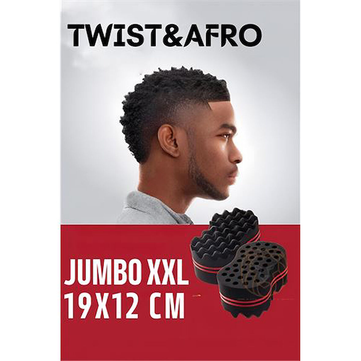 ModaCar Afro Twist Saç Süngeri Jumbo 19 cm