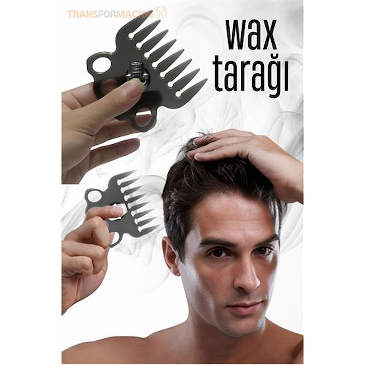 ModaCar Kıvırcık Saç Dalgalı Wax Tarağı