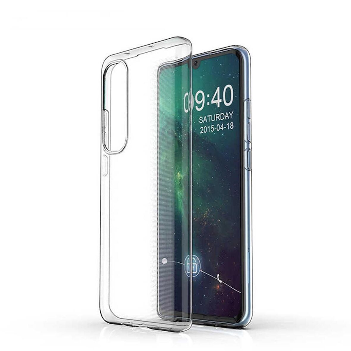 Gpack Xiaomi Mi Note 10 Lite Kılıf Süper Silikon KorumaFull Kapatan Ekran