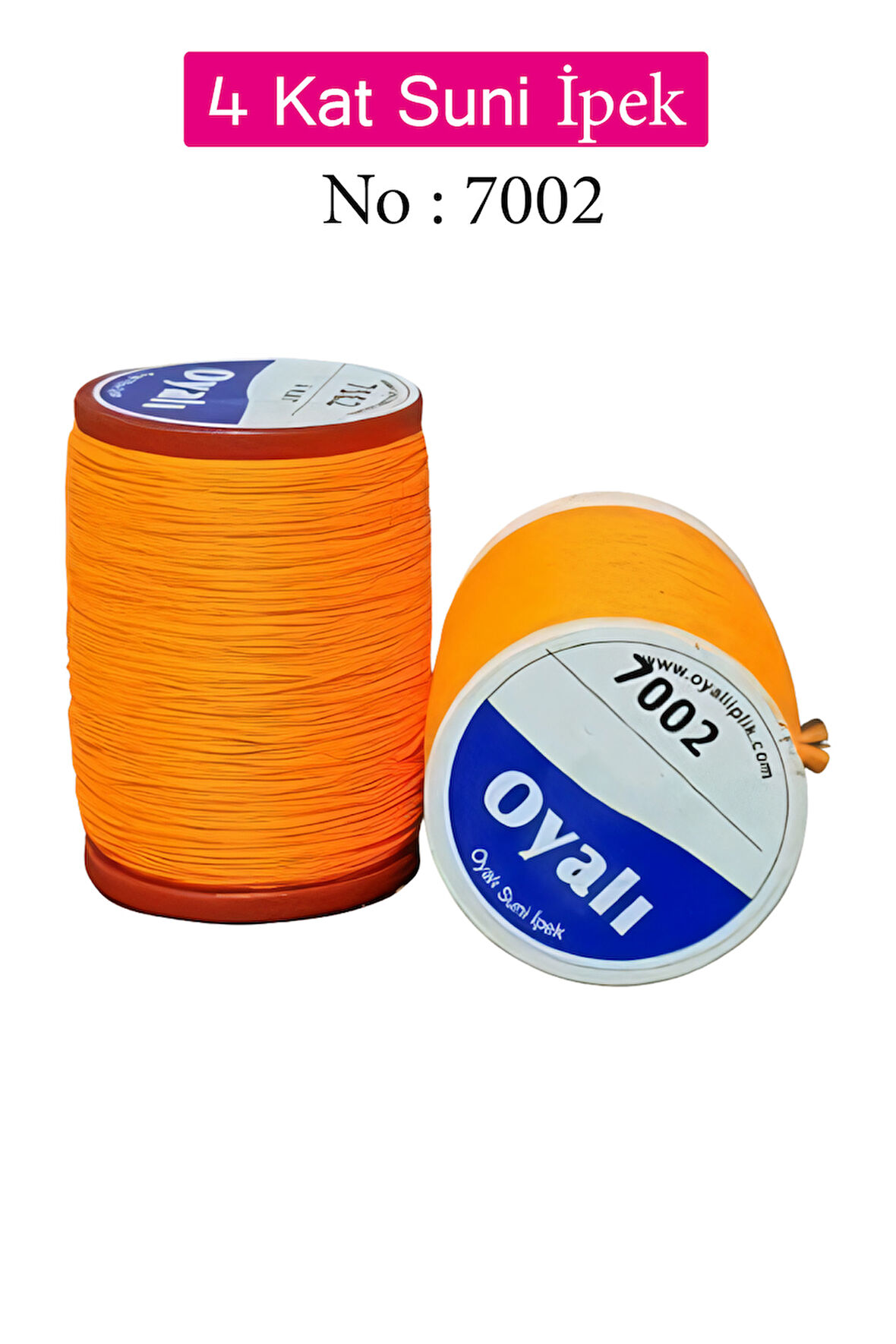 Oyalı 4 Kat Suni İpek İplik İğne Oyası Boncuk İpi Tığ Oyası No:7002