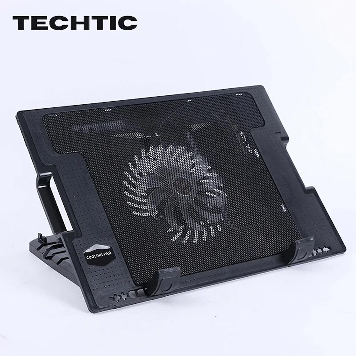 TechTic Notebook Soğutucu Fan Laptop Stand Yükseklik Ayarlı 9/17 İnç Laptop Soğutucu Gaming Fan