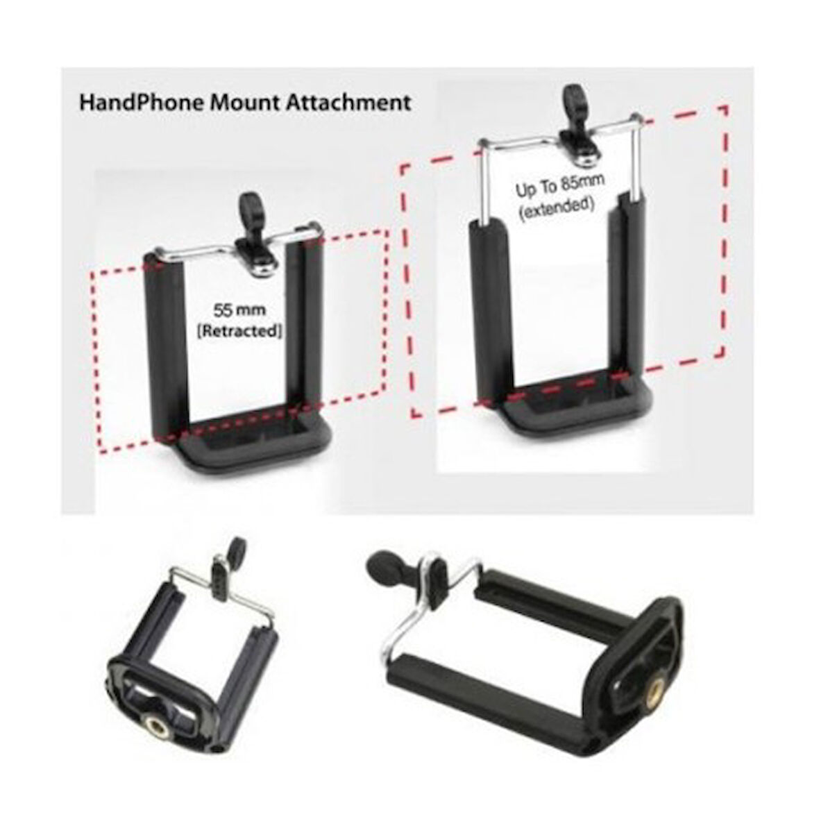 Kapamarka Cep Telefonu Tripod Bağlantı Aparatı
