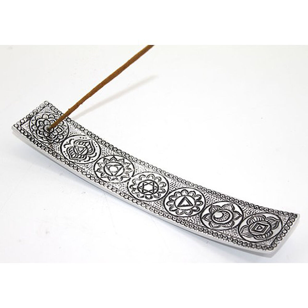 Kapamarka Metal Kayık 7 Çakra (Chakra) Tütsülük