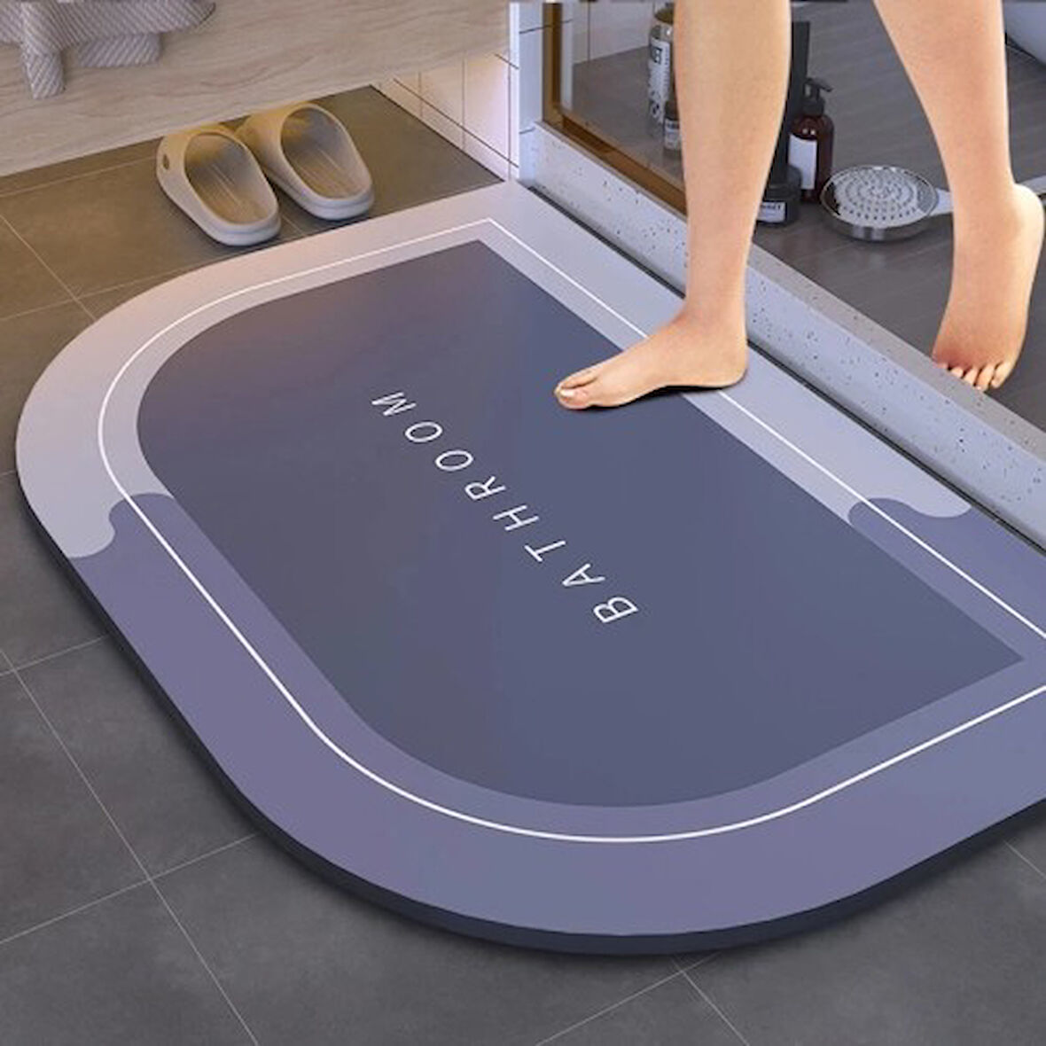 Kapamarka Süper Emici Banyo Duş Paspası