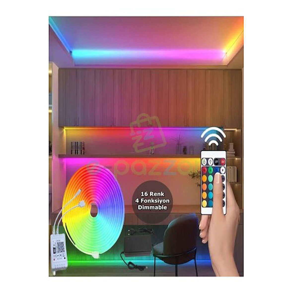 Kapamarka Esnek Şerit Neon Led 5M