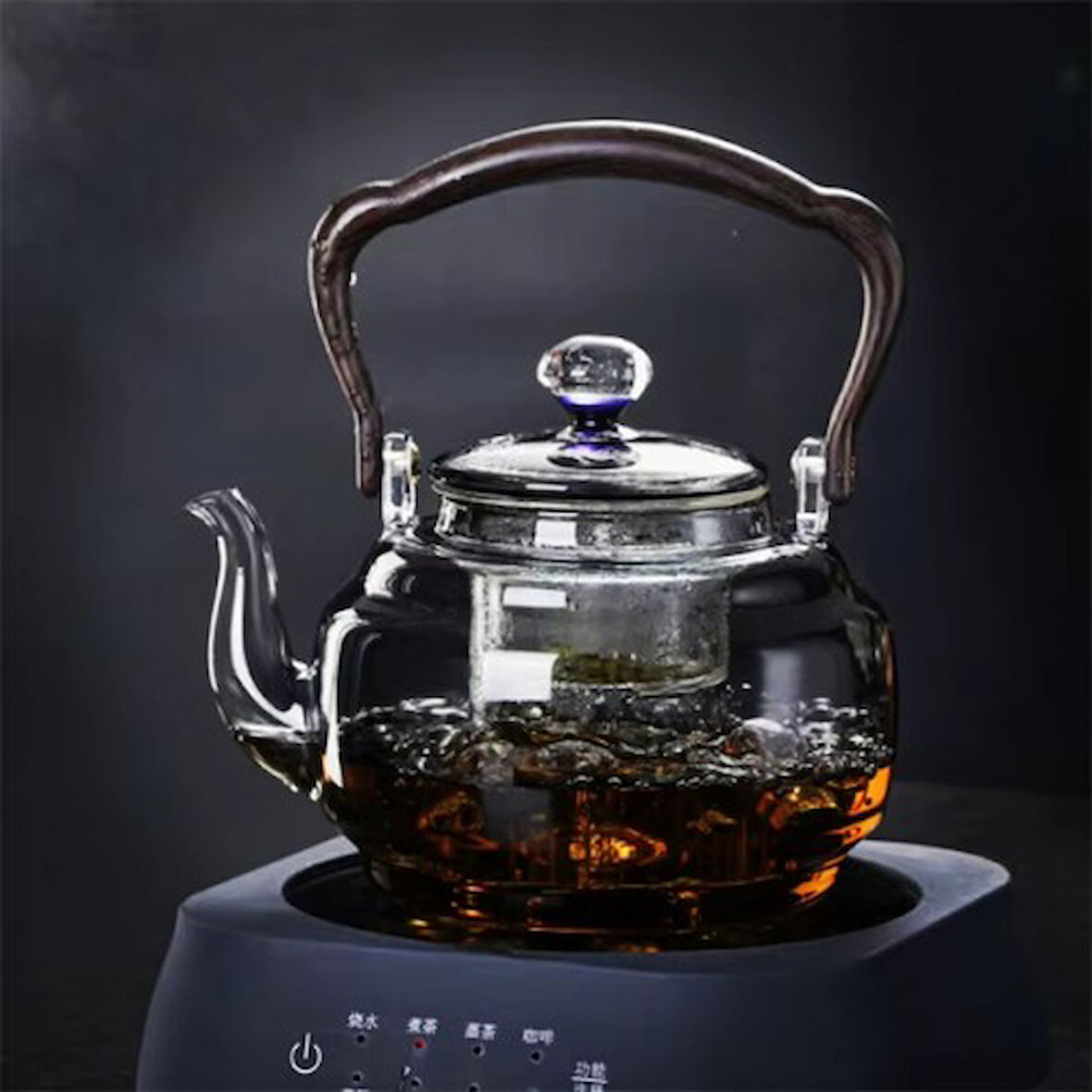 Kapamarka Bambu Saplı Çaydanlık 1100 ml.