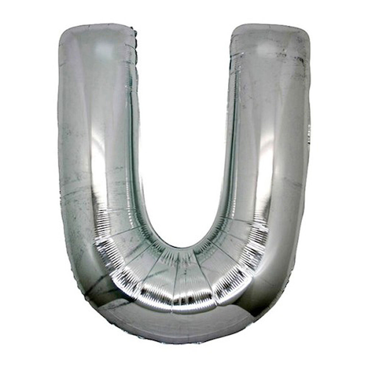 Kapamarka GÃ¼mÃ¼ÅŸ Rengi Folyo Harf Balon 1 Metre