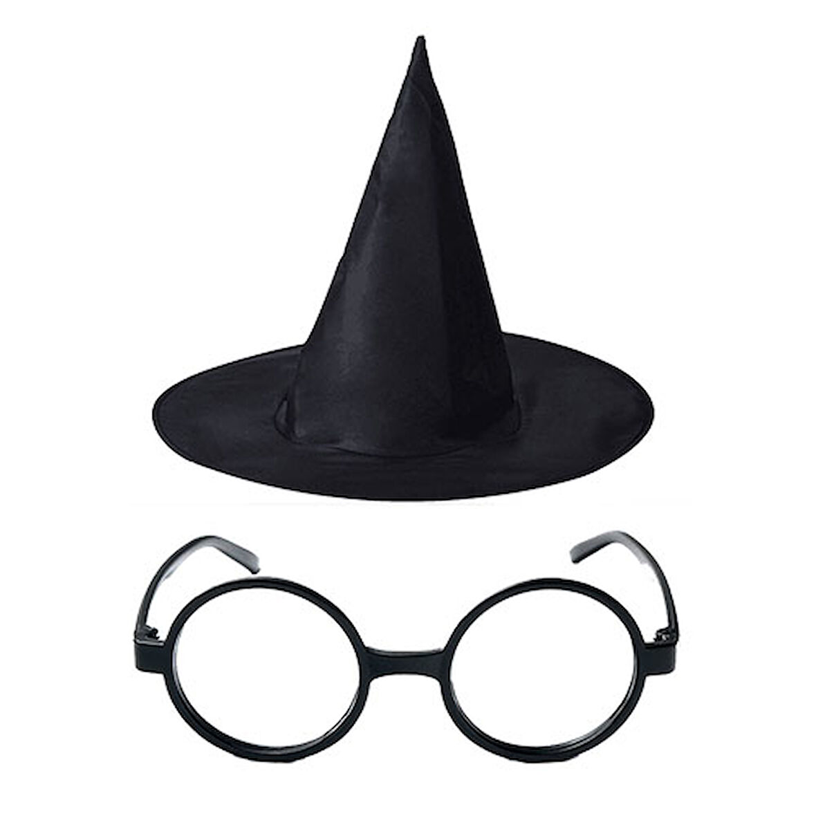 Kapamarka Harry Potter ÅžapkasÄ± ve GÃ¶zlÃ¼ÄŸÃ¼ Siyah Renk