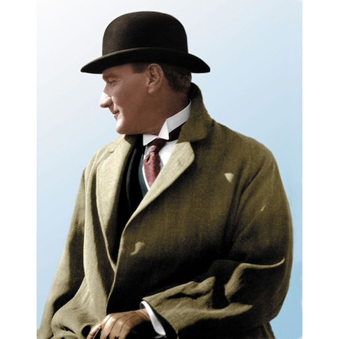 Kapamarka Siyah Renk Atatürk Şapkası