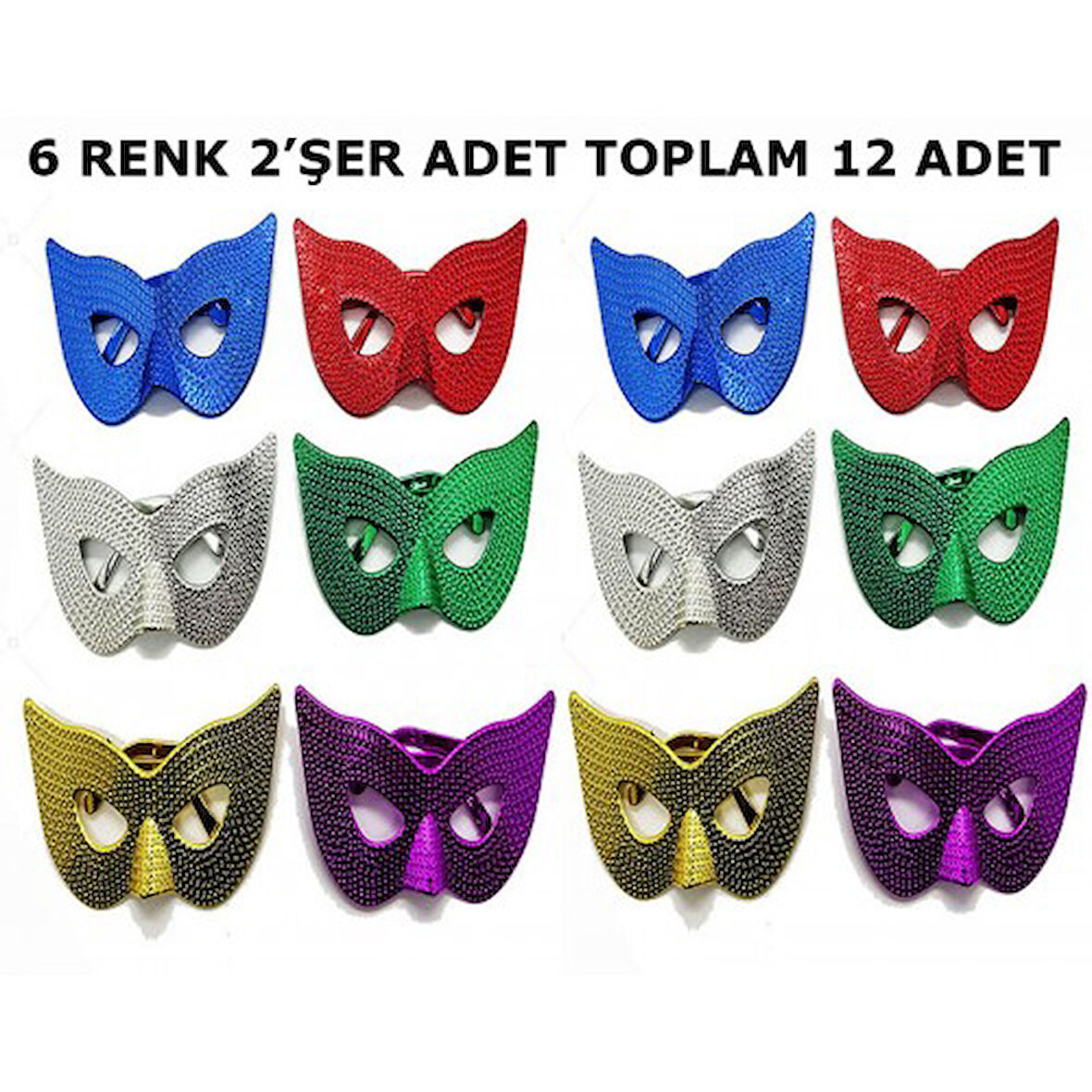 Kapamarka Retro Maskeli Balo Parti Gözlüğü
