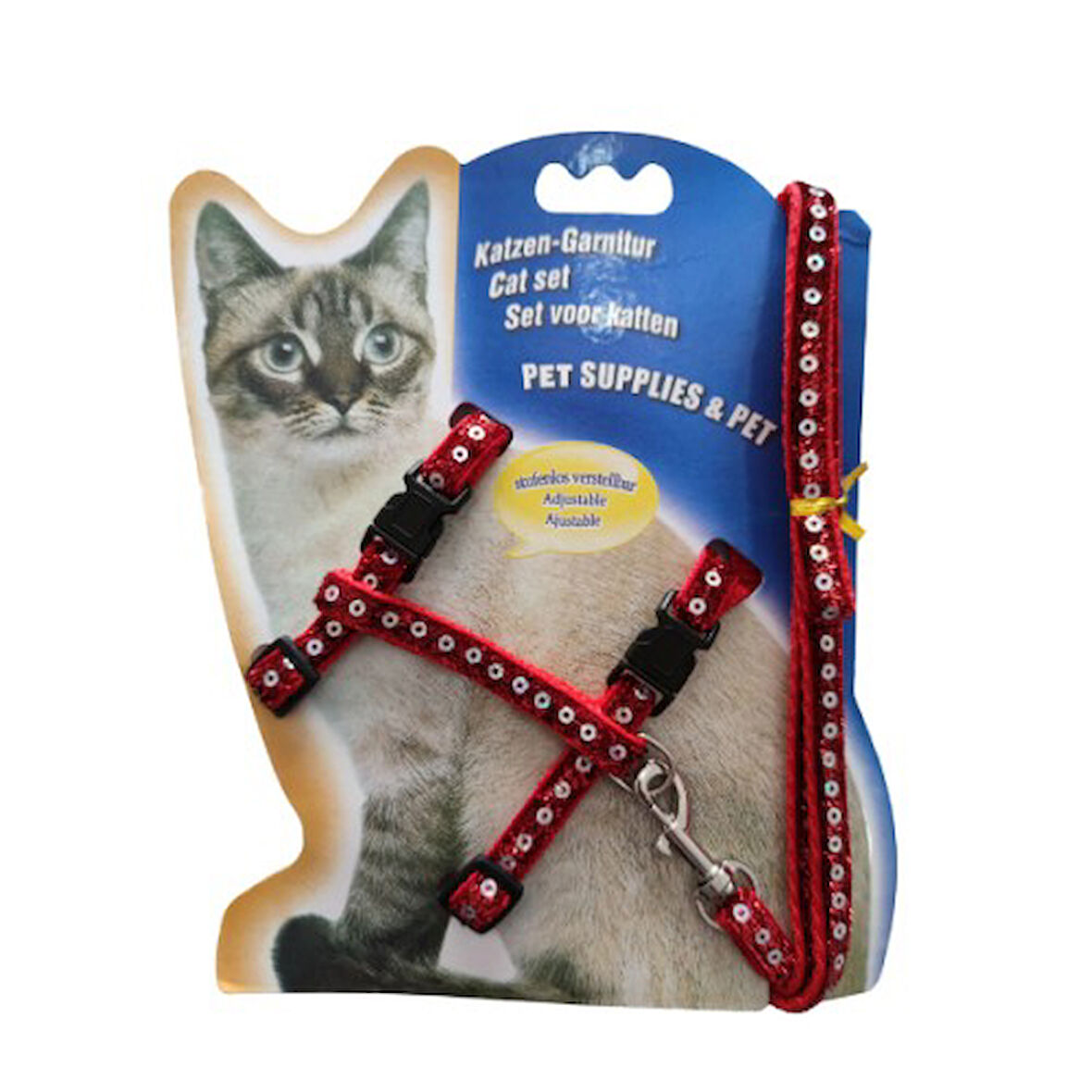 Kapamarka Parlak Kedi Gezdirme Göğüs Tasması