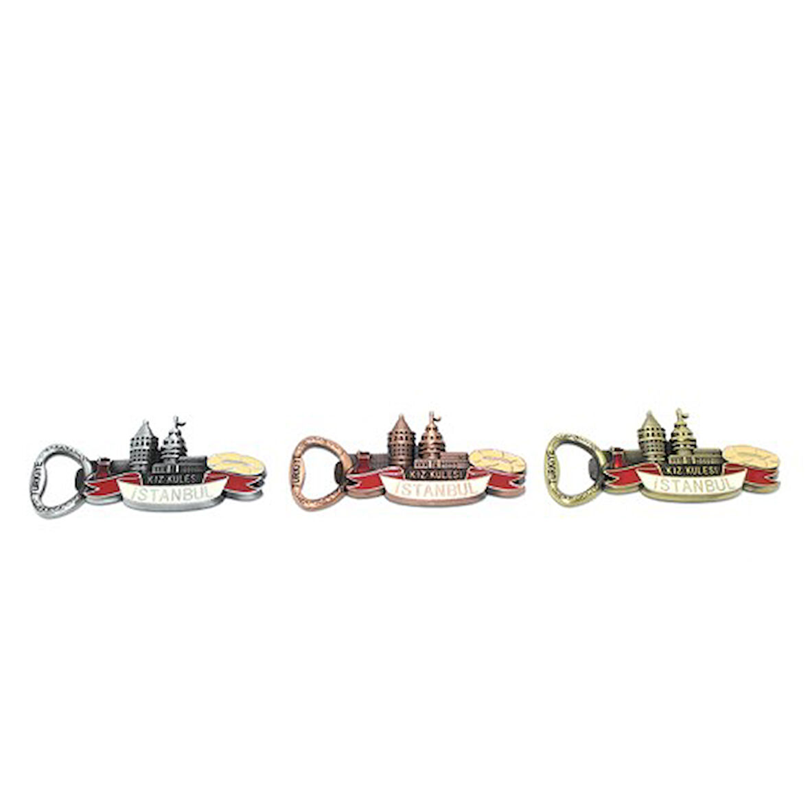 Kapamarka Metal İstanbul Temalı Yöresel Magnet Açacak Model 3