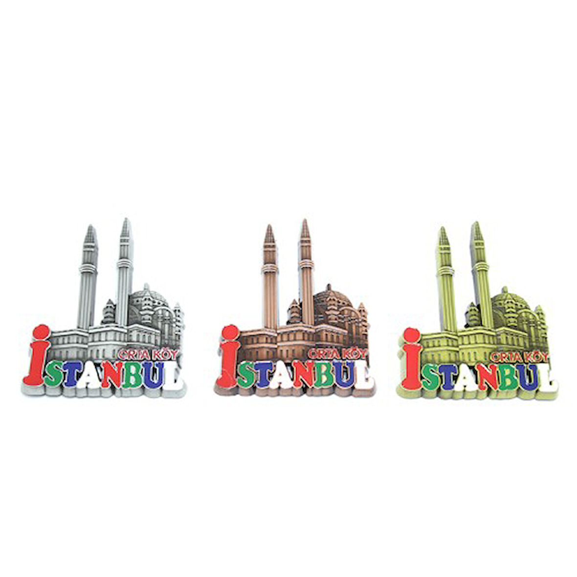 Kapamarka Metal İstanbul Temalı Yöresel Magnet Model 2