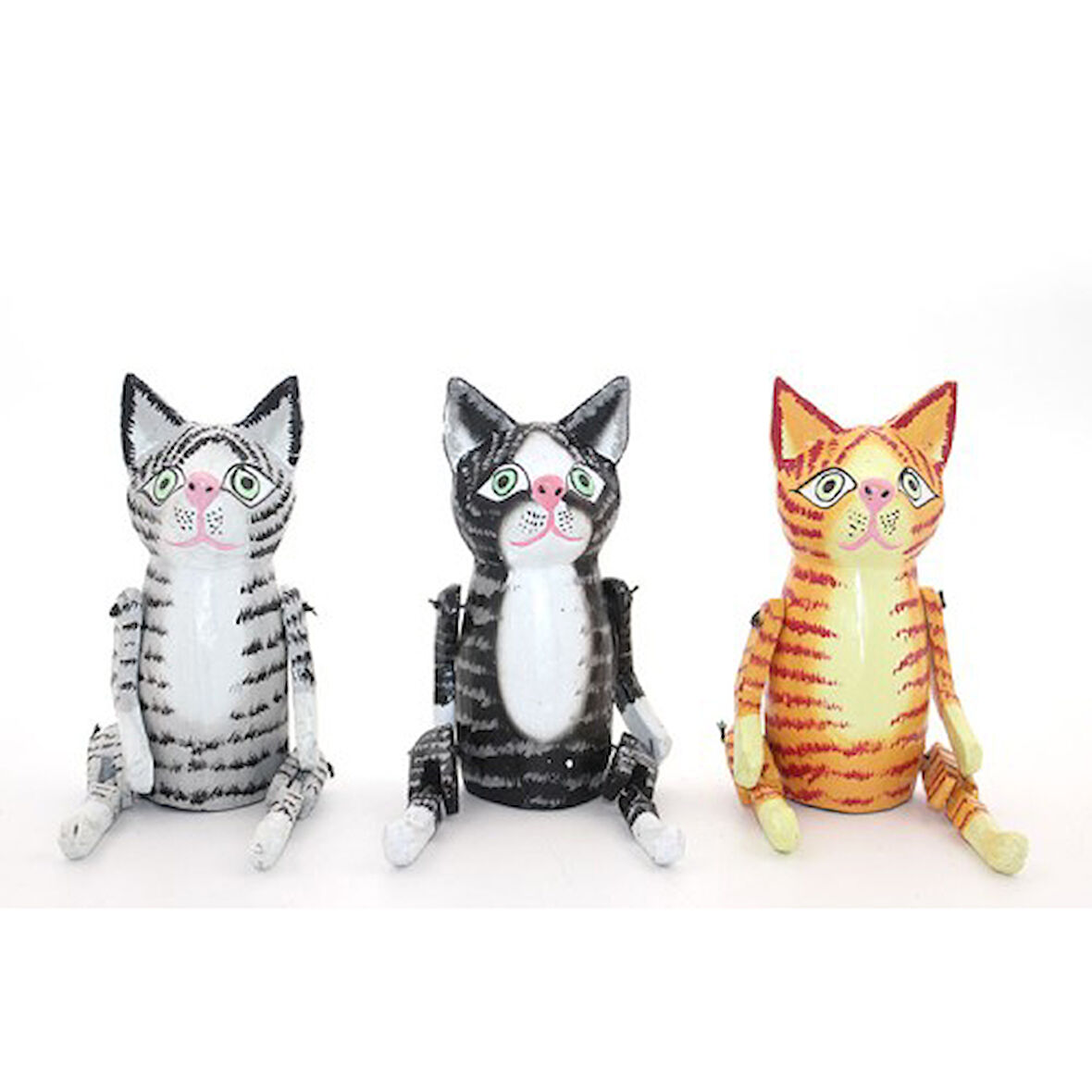 Kapamarka Ahşap Sallanan Kedi