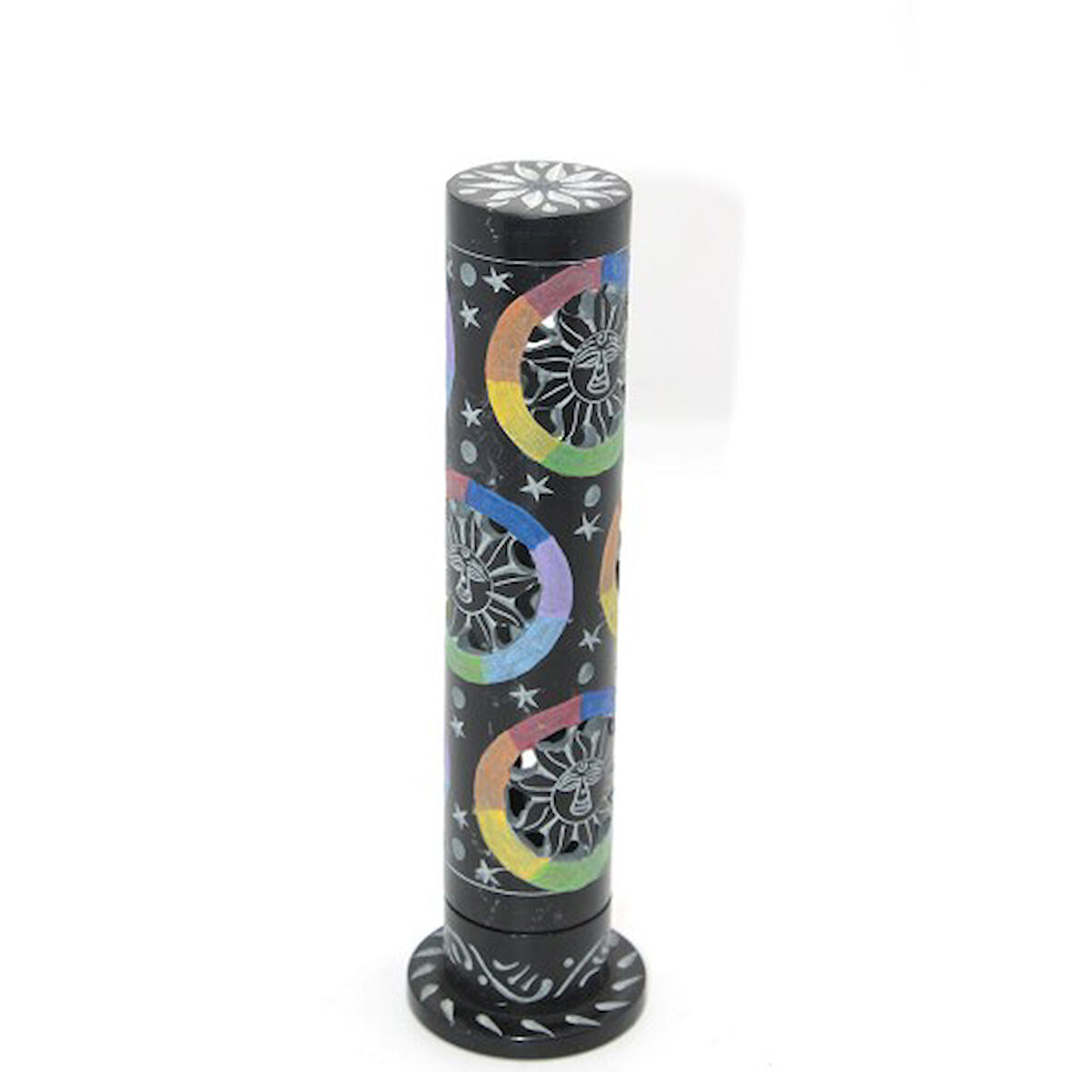Kapamarka Obsidian Taşı İşlemeli Kule Tütsülük Model 3