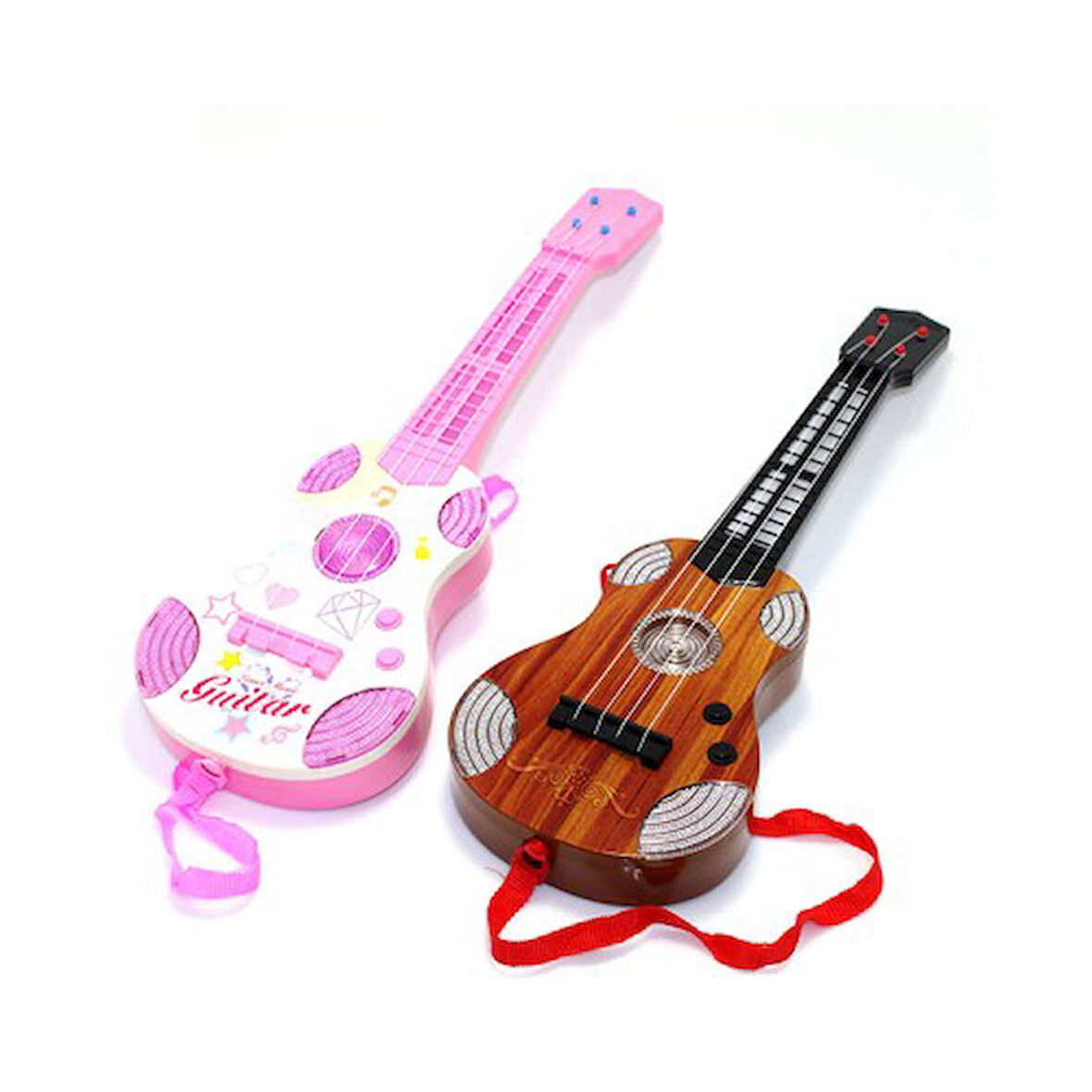 Kapamarka Müzikli Ledli Eğitici Oyuncak Gitar