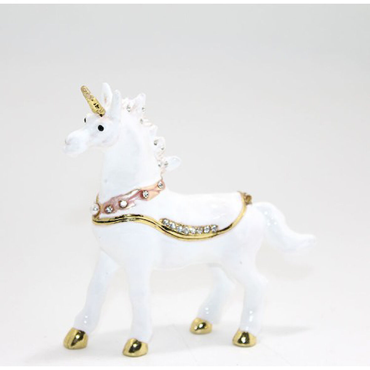 Taşlı Tekli Unicorn Figürü 
