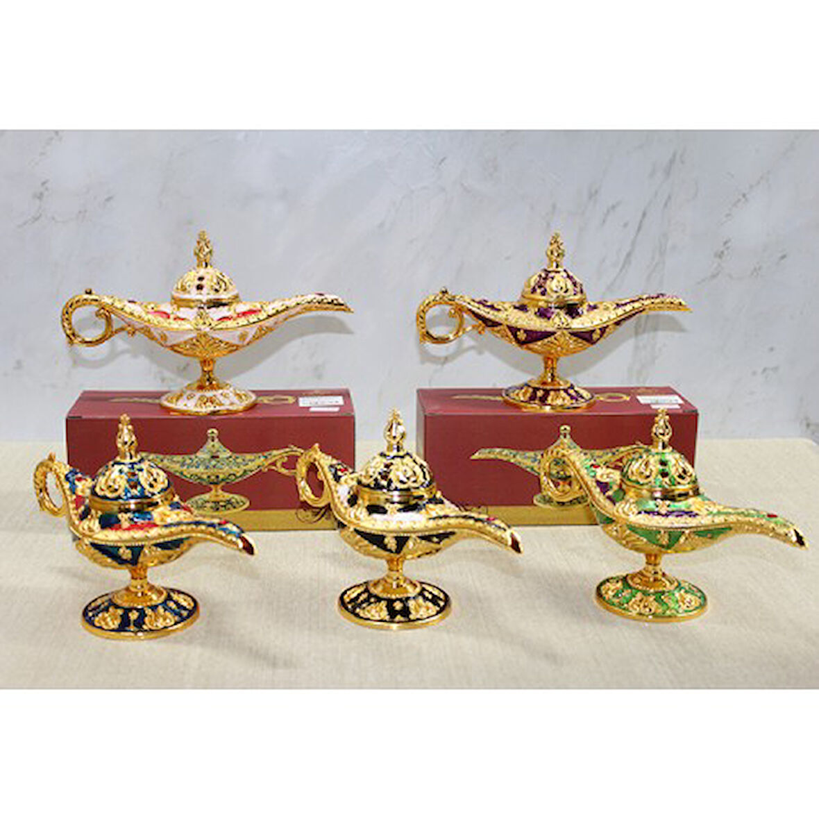 Metal Alaaddin Lambası Model 5