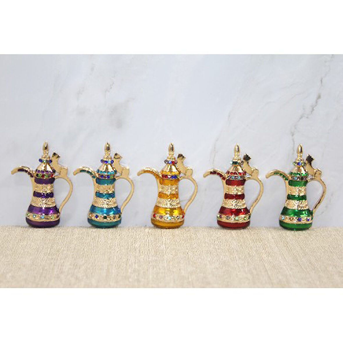Taşlı Minik Figür - Mini İbrik