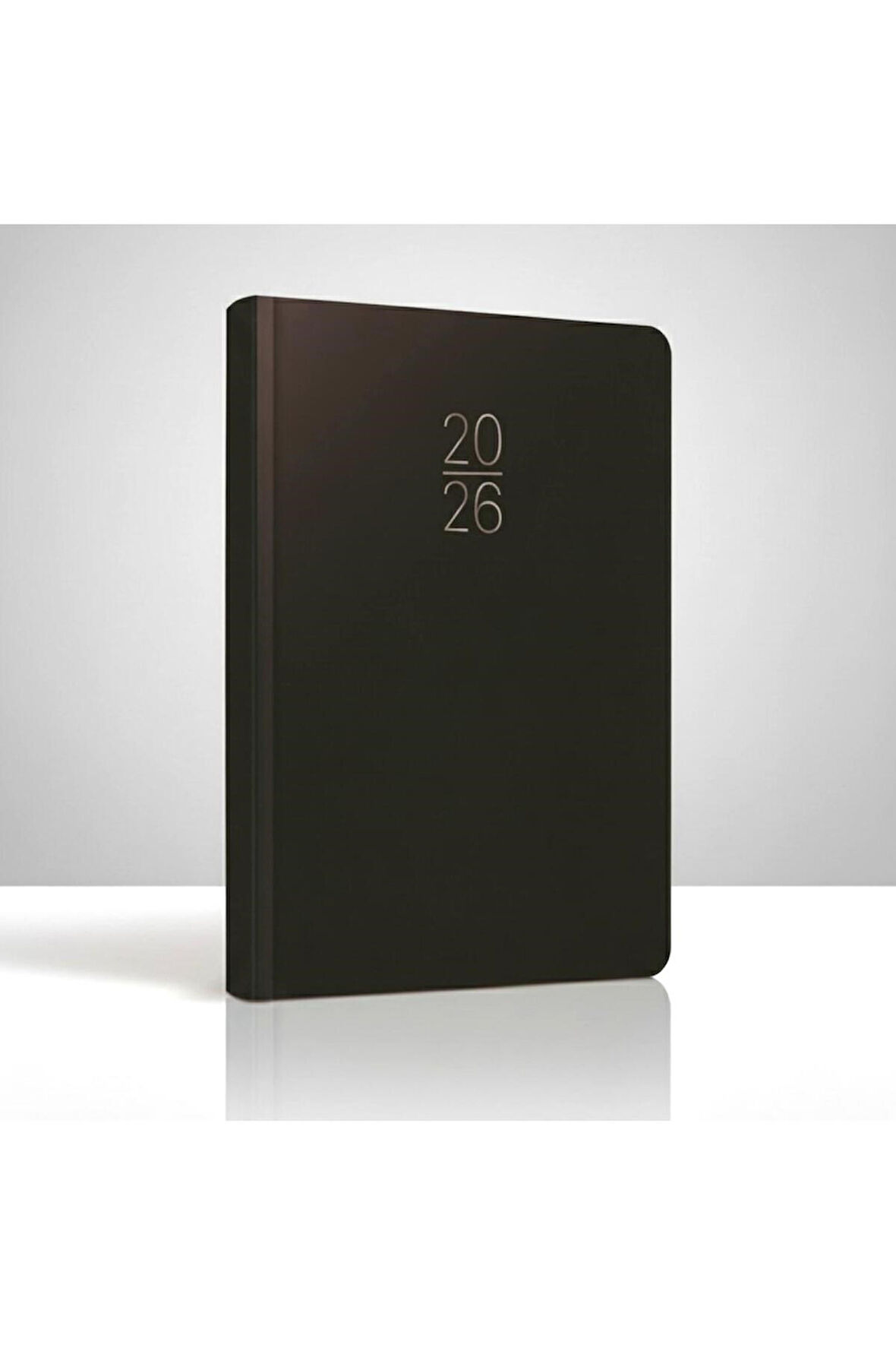 2026 102-ECK Sert Kapak 14X20 KARELİ Günlük Ajanda-336 Sayfa (Türkçe-İngilizce-Almanca-Rusça)