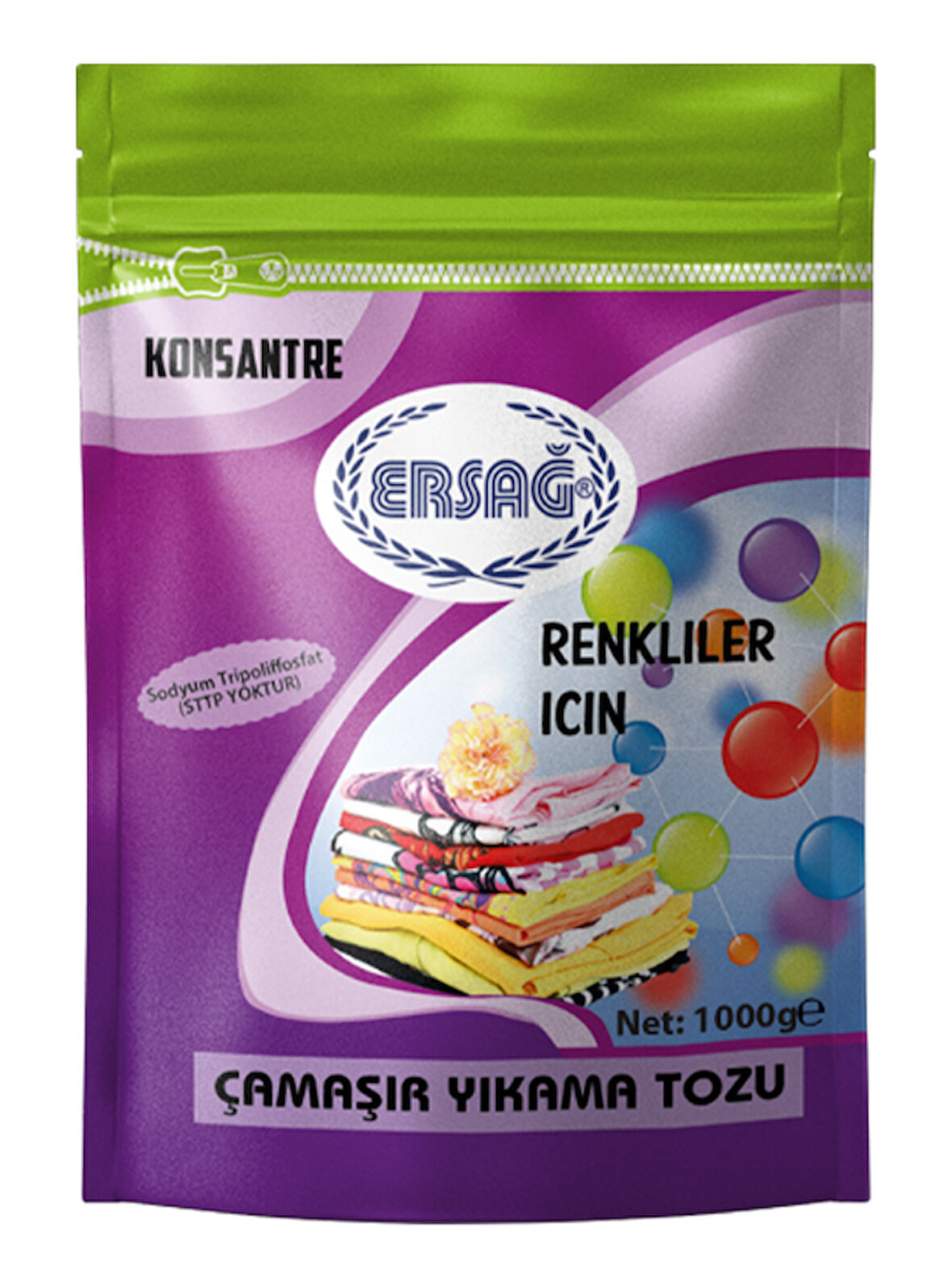 Ersağ Renkliler İçin Çamaşır Yıkama Tozu 1000 gr