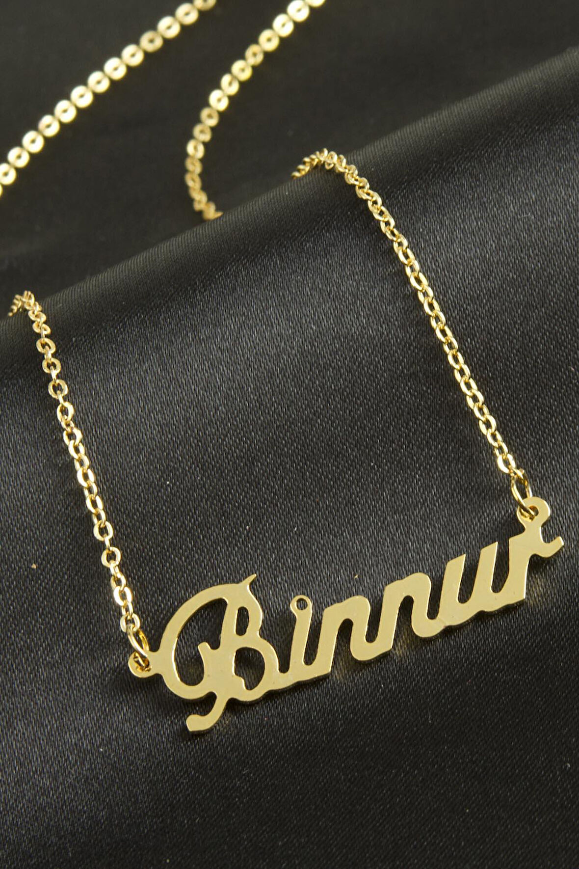 Binnur isimli kolye (Kişiye Özel)