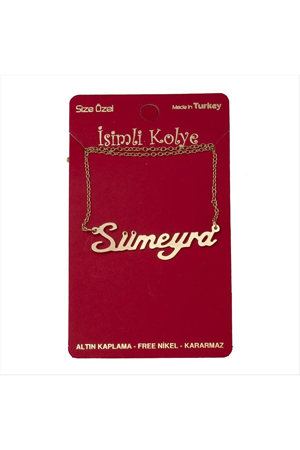 Sümeyra isimli kolye (Kişiye Özel)