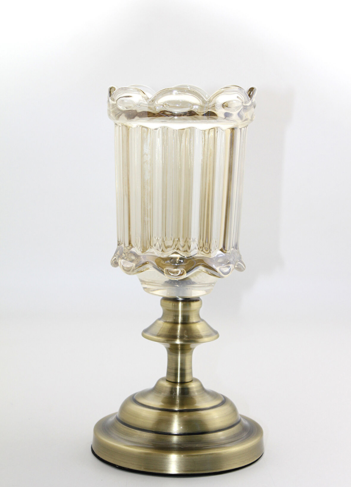 Cam Şamdan Tekli Model 5