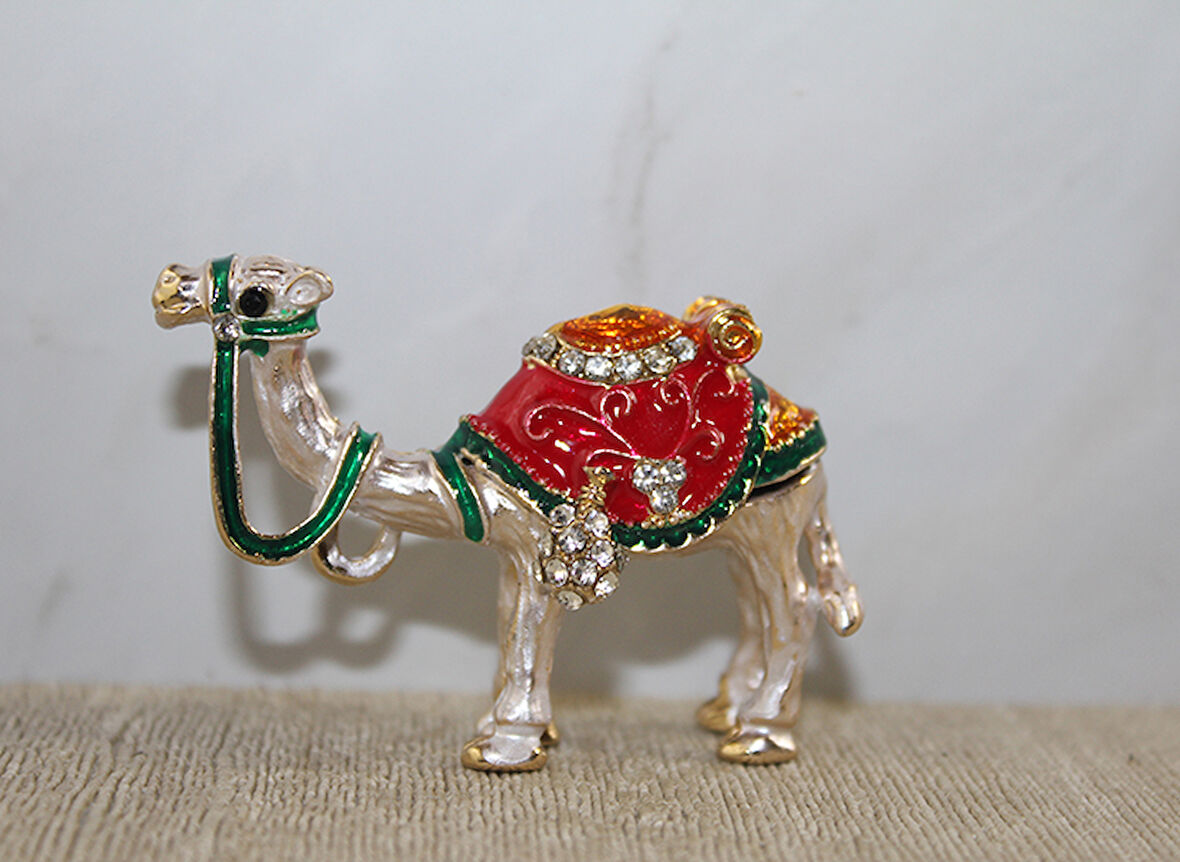 Swarovski Taşlı Minik Figür - Deve Model 2 