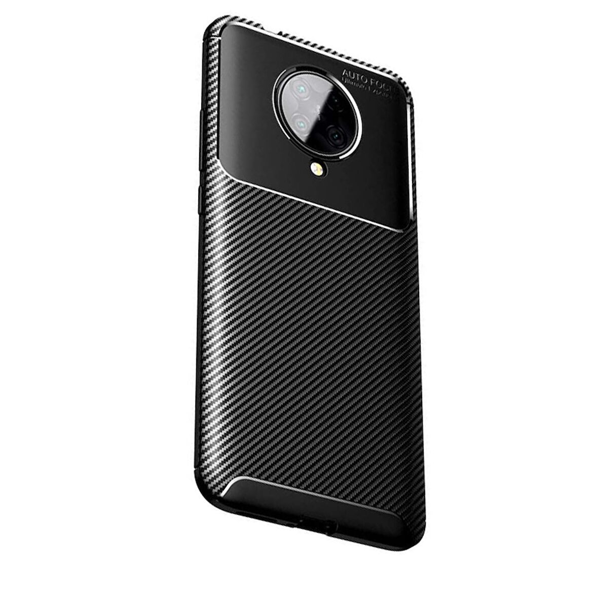 Gpack Xiaomi Poco F2 Pro Kılıf Negro Karbon Dizayn Silikon