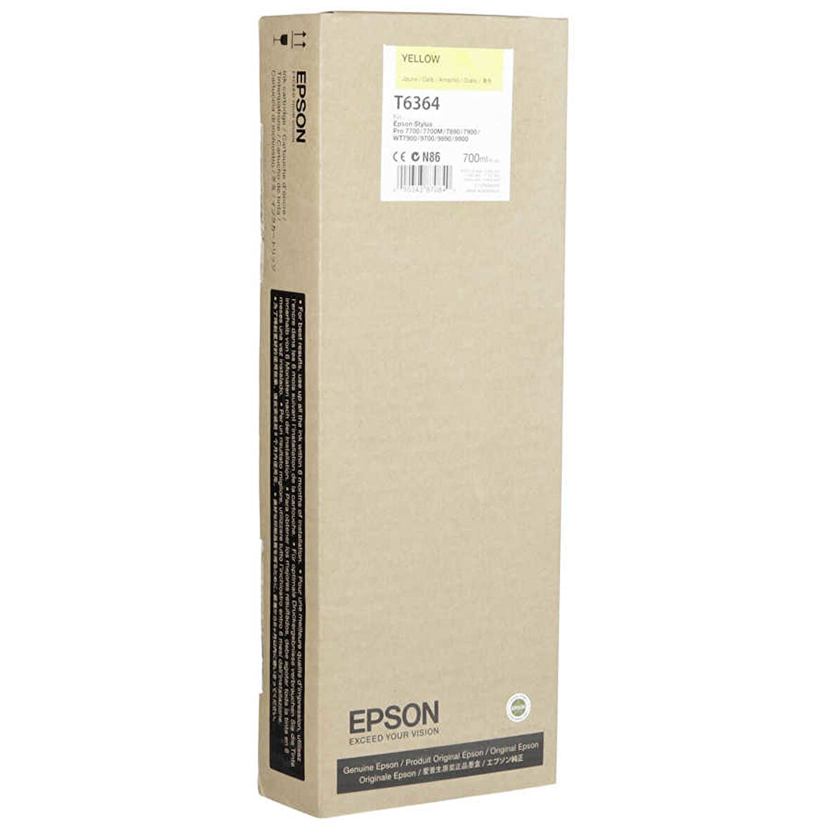 Epson T6364-C13T636400 Sarı Orijinal Kartuş
