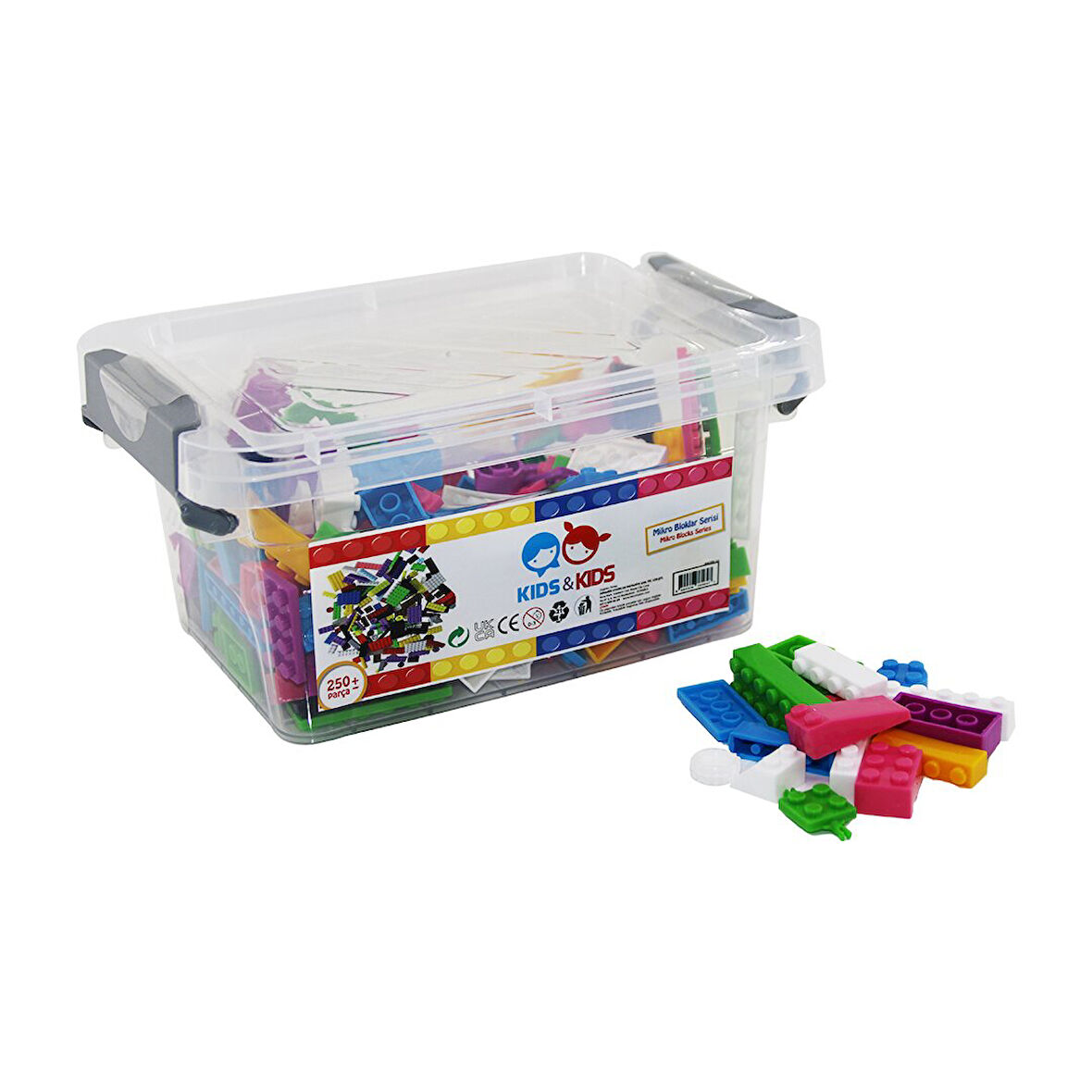 250 PCS MİNİ BLOKLAR SERİSİ LEGO OYUNCAK SAKLAMA KUTULU 