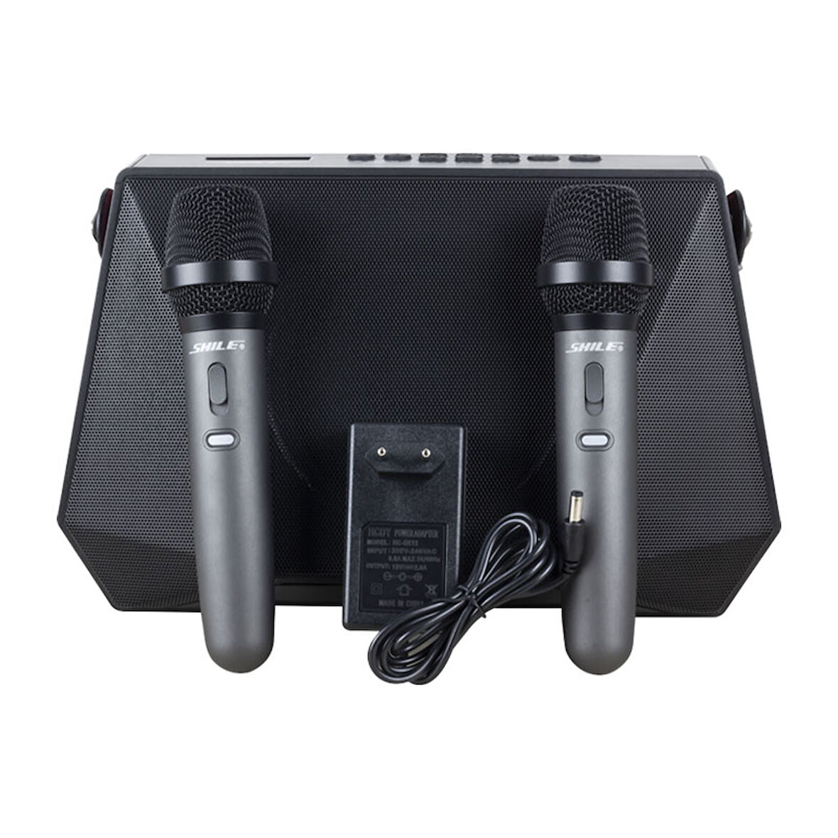 SL-3A İKİ EL MİKROFONLU KUMANDALI USB/SD/BT PORTATİF HOPARLÖR 
