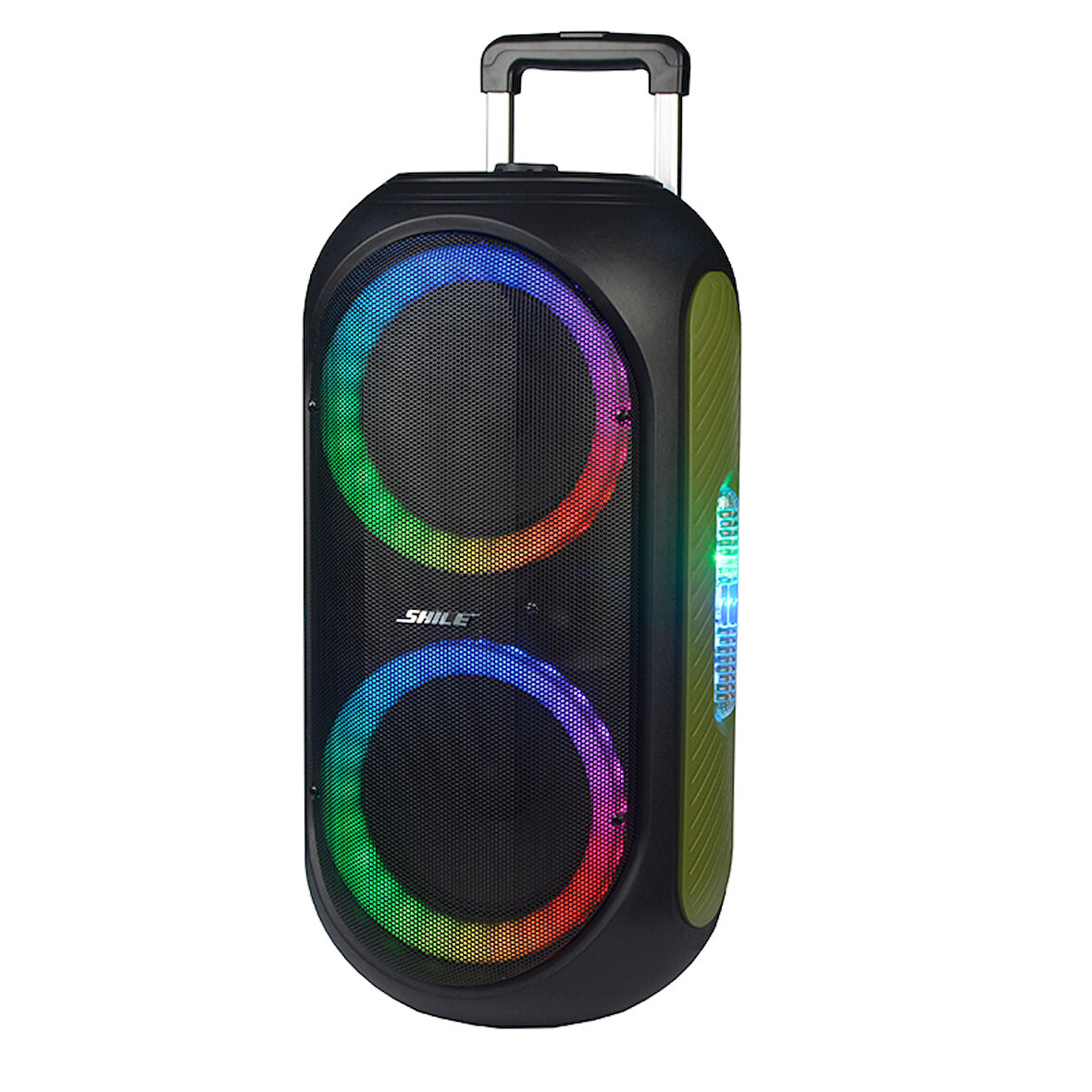 EL MİKROFONLU KUMANDALI USB+SD+BT TAŞINABİLİR HOPARLÖR SL-2012 