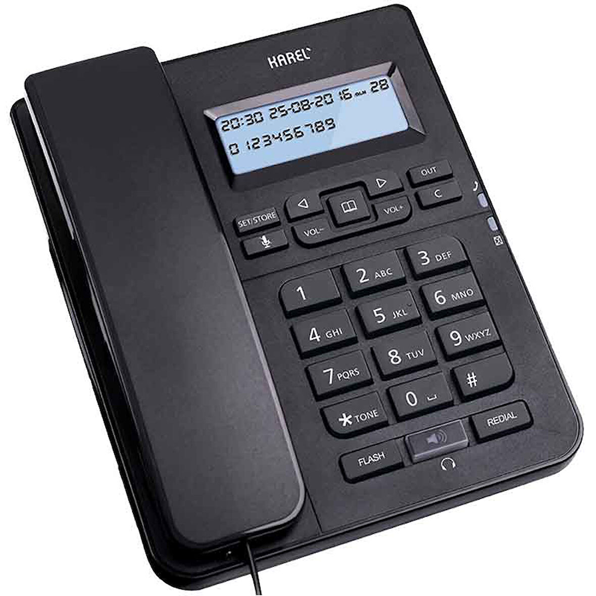 TM-145 KABLOLU EKRANLI MASAÜSTÜ TELEFON 