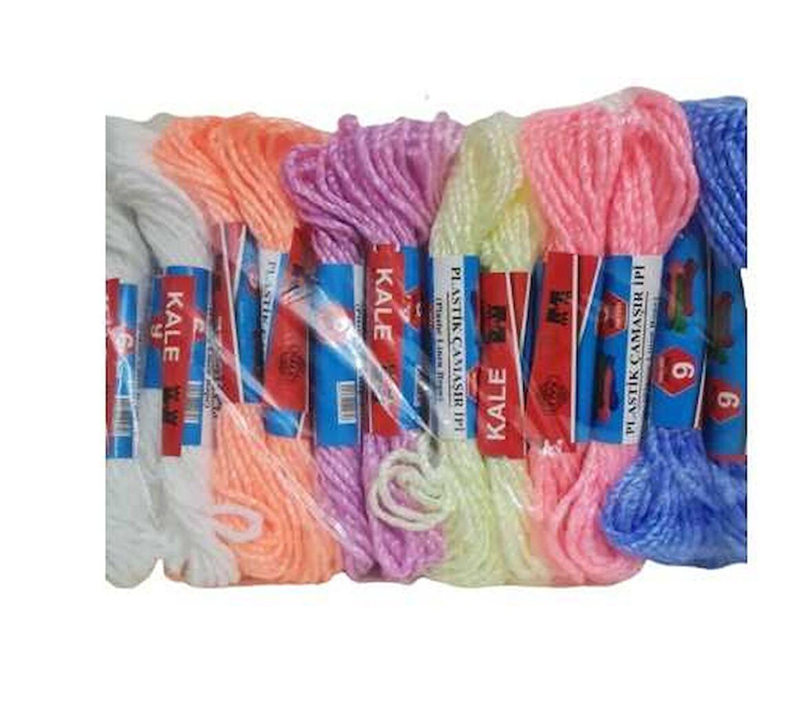 Plastik Çamaşır ipi 8 Metre 24 Adet 