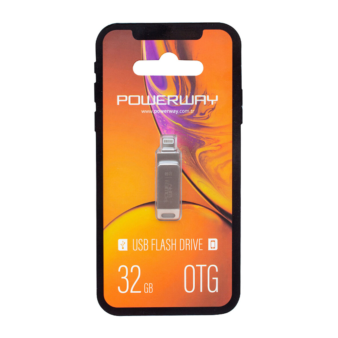 32 GB IPHONE USB 2.0 OTG METAL FLASH BELLEK 
