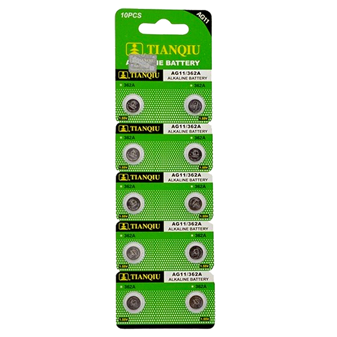 TIANQIU AG-11 ALKALİN LR721H/362A DÜĞME PİL (10LU PAKET) *OXFORD 